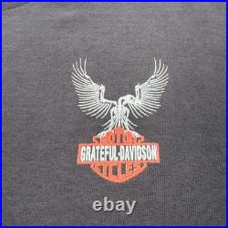 Grateful Dead Harley-Davidson T-Shirt Vintage Large 90s Single Stitch