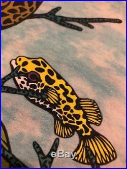 Grateful Dead Jerry Garcia Band Shirt T Shirt Vintage 1991 Ocean Fish Tie Dye XL