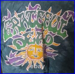 Grateful Dead Jester Sun Skeleton Tie Dye Graphic T-Shirt Rock & Pop Music Band