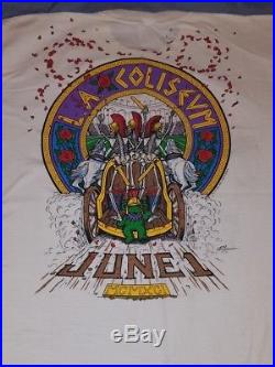Grateful Dead LA Coliseum 1991 Concert T-Shirt MCMXCI Large Vintage