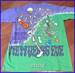 Grateful Dead Last NYE'91 Original Vintage XL Liquid Blue, not worn or washed