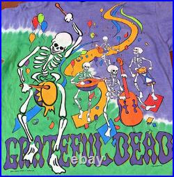 Grateful Dead Last NYE'91 Original Vintage XL Liquid Blue, not worn or washed