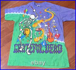 Grateful Dead Last NYE'91 Original Vintage XL Liquid Blue, not worn or washed