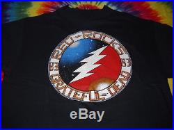 Grateful Dead Lightning Bolt Red Rocks Colorado 1983 Concert T-shirt-new-m-rare