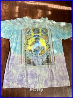 Grateful Dead Liquid Blue 30th Anniversary 1995 Tie-Dye T-Shirt XL Made in USA