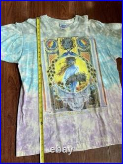 Grateful Dead Liquid Blue 30th Anniversary 1995 Tie-Dye T-Shirt XL Made in USA