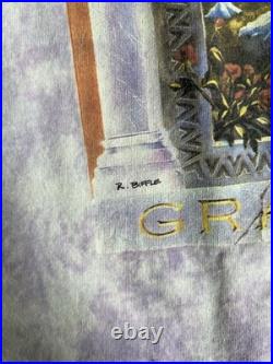 Grateful Dead Liquid Blue 30th Anniversary 1995 Tie-Dye T-Shirt XL Made in USA