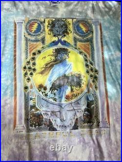 Grateful Dead Liquid Blue 30th Anniversary 1995 Tie-Dye T-Shirt XL Made in USA