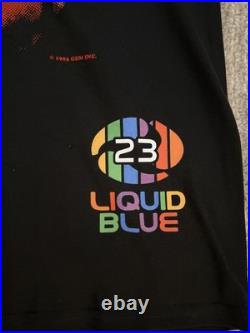 Grateful Dead Liquid Blue Faces Limited Edition Reproduction Tee XL #23/25 WithCOA