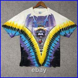 Grateful Dead Liquid Blue T Shirt XL Tie Dye New York City Tour 1990 Original