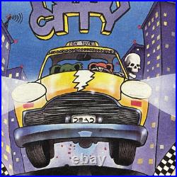 Grateful Dead Liquid Blue T Shirt XL Tie Dye New York City Tour 1990 Original