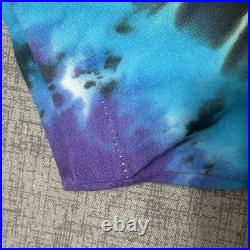 Grateful Dead Liquid Blue T Shirt XL Tie Dye New York City Tour 1990 Original