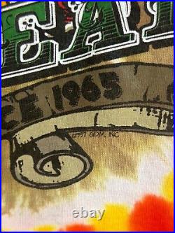 Grateful Dead Liquid Blue Tie Dye Vintage 90's T-Shirt SUPER RARE