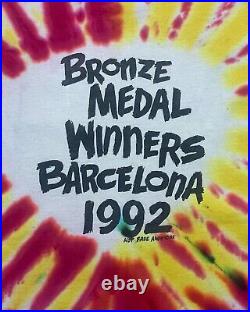 Grateful Dead Lithuania 1992 Barcelona Basketball Men's X-Large T-Shirt Tie Dye