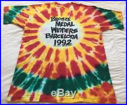 Grateful Dead Lithuania 1992 Shirt Tie Dye Basketball Barcelona Olympics 90s VTG