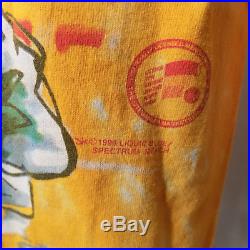 Grateful Dead Lithuania Basketball 1996 T-Shirt (XL) Liquid Blue Tie Dye Vtg OG