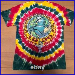 Grateful Dead Lithuania Basketball TIE-DYE TEE T-shirt L size Vintage