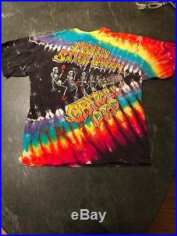 Grateful Dead Madison Square Garden NYC Subway Sept 1991 Tye Dye Tee Shirt