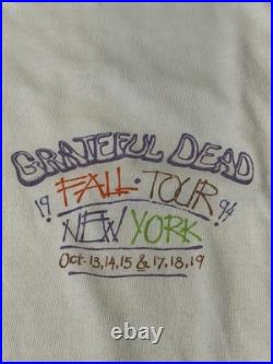 Grateful Dead New York 1994 Vintage T Shirt Men's Large Excellent Shape