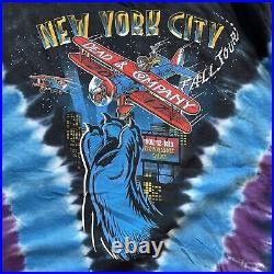 Grateful Dead New York Fall Tour 2017 Shirt 3XL Tie Dye Double Sided King Kong