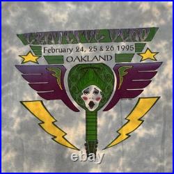 Grateful Dead Oakland Feb 24-26 1995 Tie-Dye T-Shirt 2X-Large VINTAGE