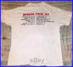 Grateful Dead Official GDM Original Spring Tour 1987 T Shirt Unusual design
