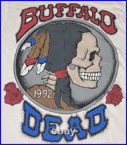 Grateful Dead Original Vintage Liquid Blue Buffalo 1992 Shirt XL
