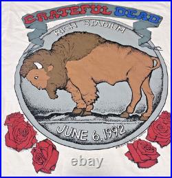 Grateful Dead Original Vintage Liquid Blue Buffalo 1992 Shirt XL