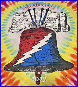 Grateful Dead Original Vintage Philadelphia Liberty Bell Shirt XL