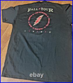 Grateful Dead Original vintage Fall Tour 89 Shirt XL, Never worn/washed