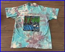 Grateful Dead POOH IN THE WOODS Tie Dye T Shirt Size Large RAREST