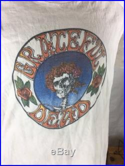 Grateful Dead Promo Shirt 1970's Vintage Skull and Roses T shirt Tee Shirt