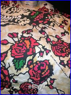 Grateful Dead RARE HTF 1992 Brockum GDM Bertha Roses tie dye vintage XL T Shirt