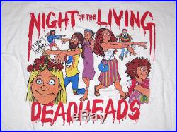 Grateful Dead RARE Night Of The Living Deadheads 1987 Original Tour Shirt VTG XL