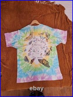 Grateful Dead Rainforest Liquid Blue White Tag Vintage T Shirt EUC Single Stitch
