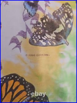 Grateful Dead Rainforest Liquid Blue White Tag Vintage T Shirt EUC Single Stitch