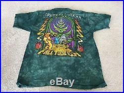 Grateful Dead Rare Vintage 1994 Wizard Oz Follow Golden Road Tie Dye T Shirt XL