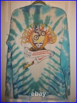 Grateful Dead Rare Vintage T Shirt 1994 Tie Dye Cosmic Charlie Gdm Bmx Mont Bike