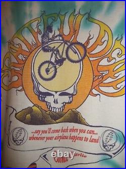 Grateful Dead Rare Vintage T Shirt 1994 Tie Dye Cosmic Charlie Gdm Bmx Mont Bike