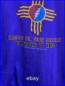 Grateful Dead Santa Fe NM Shirt XL Vintage 1982 GDP Excellent