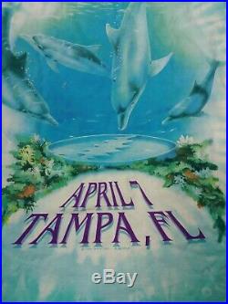 Grateful Dead Shirt 1995 Tampa Florida Neptune Biffle Tie Dye 4/7/95 XL Vtg