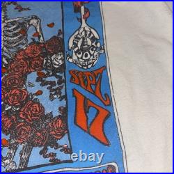 Grateful Dead Shirt 2009 Bertha Skull Roses Mouse Kelley FD 26 Poster XL RHINO