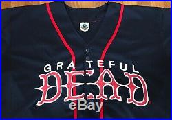 Grateful Dead Shirt Baseball Jersey Steal Your Face MLB NCAA Sports Button Up XL