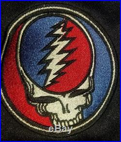 Grateful Dead Shirt Baseball Jersey Steal Your Face Sports Button Up Large