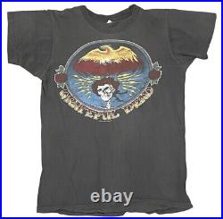 Grateful Dead Shirt New Years 1980 1979 Mouse Kelley Charcoal Black Original