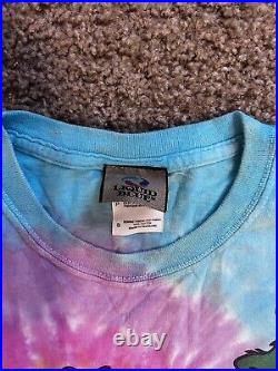 Grateful Dead Shirt S Liquid Blue Dancing Bears Tie Dye Vintage 1995