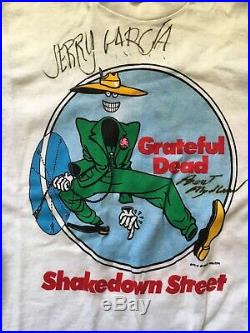 Grateful Dead Shirt Signed By Jerry Garcia And Brent Mydland