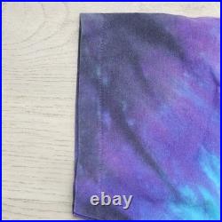 Grateful Dead Shirt Skeleton Single Stitch Tie Dye 1990 Vintage Liquid Blue XL
