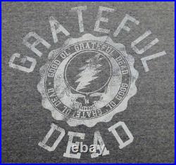 Grateful Dead Shirt Sweatshirt Good Ol' GD College University Grey GDP 2011 L