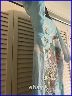 Grateful Dead Shirt TShirt Vintage 1993 Roller Coaster Carnival Tie Dye Large XL